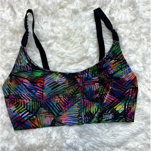 Mossimo Supply Co. Other - MOSSIMO Supply Co Multicolored Criss Cross Strap Sports Bra Size Small